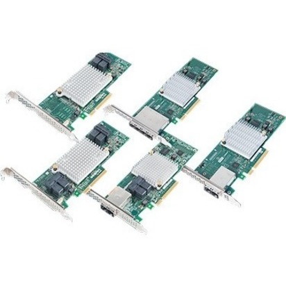 Microchip Adaptec 1000-8i8e SAS Controller - 12Gb/s SAS - PCI Express 3.0 x8 - Plug-in Card