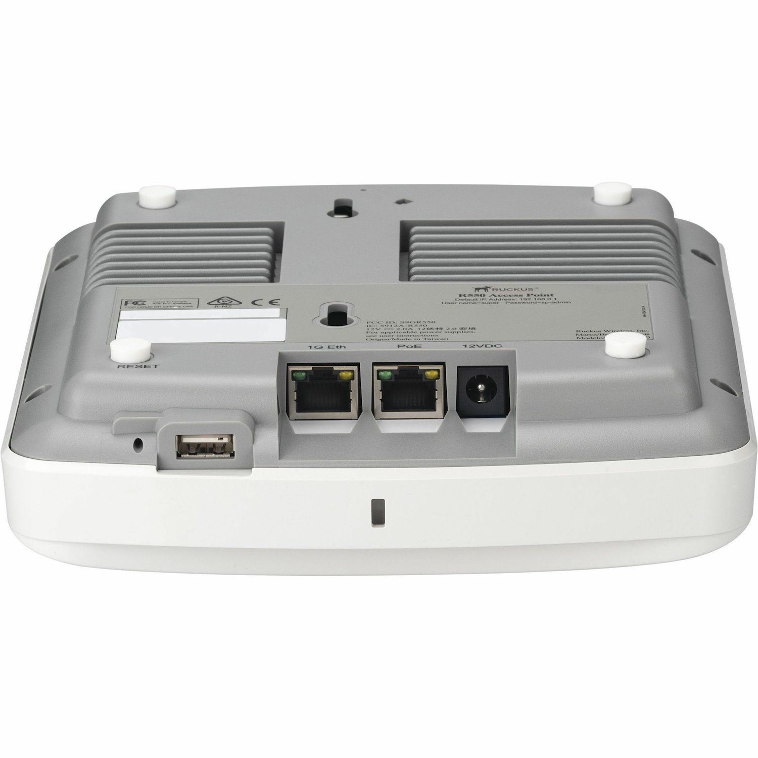 RUCKUS R550 Dual Band Wi-Fi 6 IEEE 802.11 a/b/g/n/ac/ax 1.73 Gbit/s Wireless Access Point - Indoor