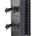 Black Box Vertical IT Rackmount Cable Manager - 10 Sets, 6"