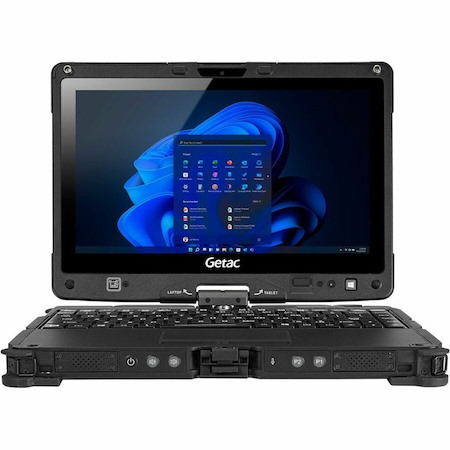 Getac V110 V110 G7 29.5 cm (11.6") Touchscreen Rugged Convertible Notebook - Full HD - Intel Core i5 12th Gen i5-1235U - 8 GB - 256 GB SSD - Italian Keyboard - Black