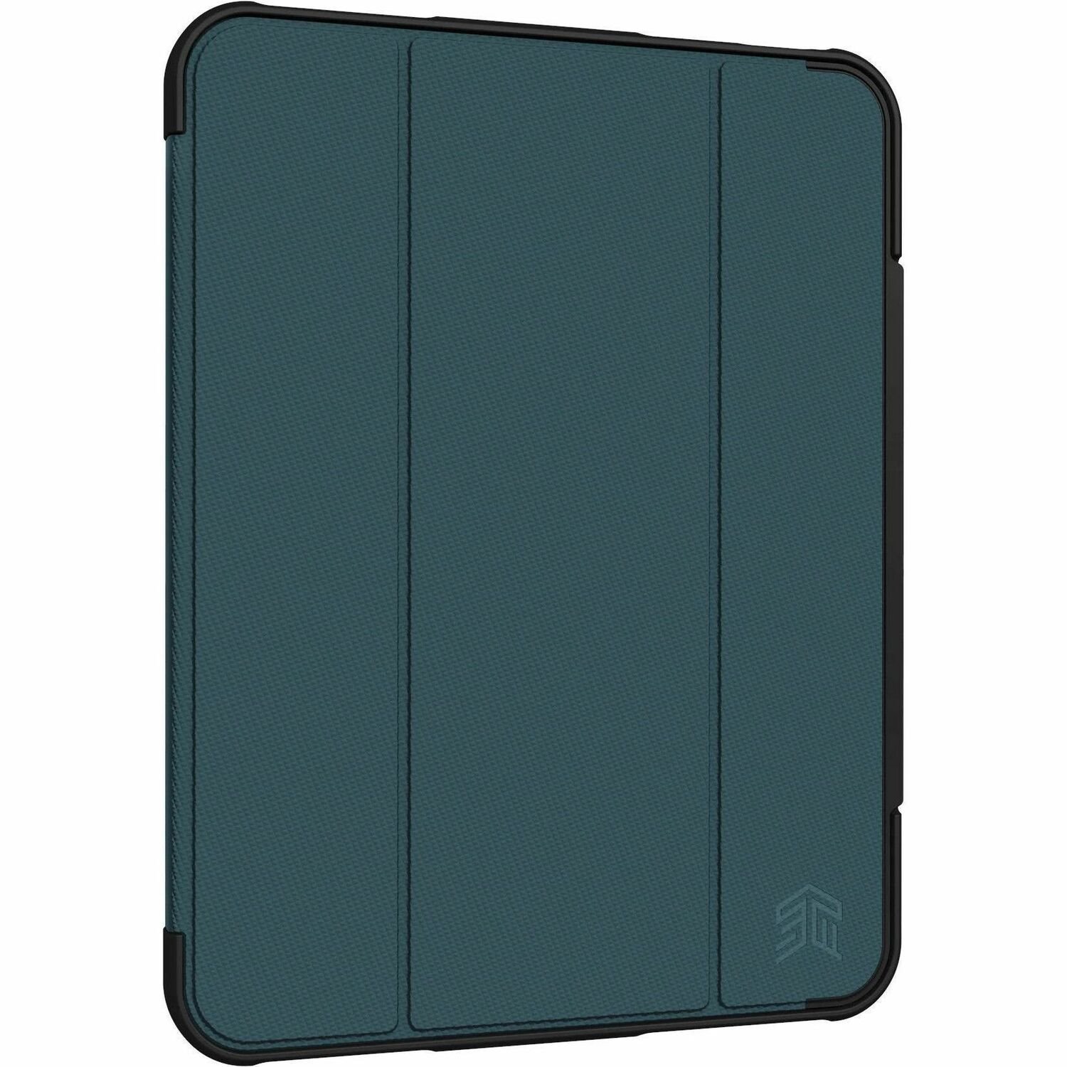STM Goods Dux Ultra Rugged Carrying Case for Apple iPad (10th Generation), iPad (11th Generation) Tablet - Ocean Gray
