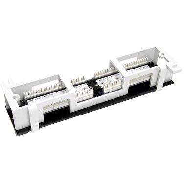 StarTech.com 1U 12 Port Wall Mount Cat5e 110 Patch Panel - 45 Degree