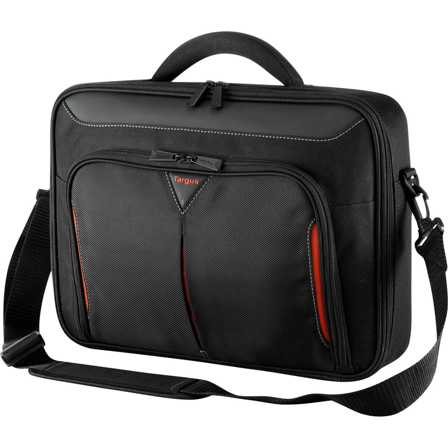 Targus Classic+ CN418EU Carrying Case for 43.2 cm (17") to 45.7 cm (18") Notebook - Black, Red