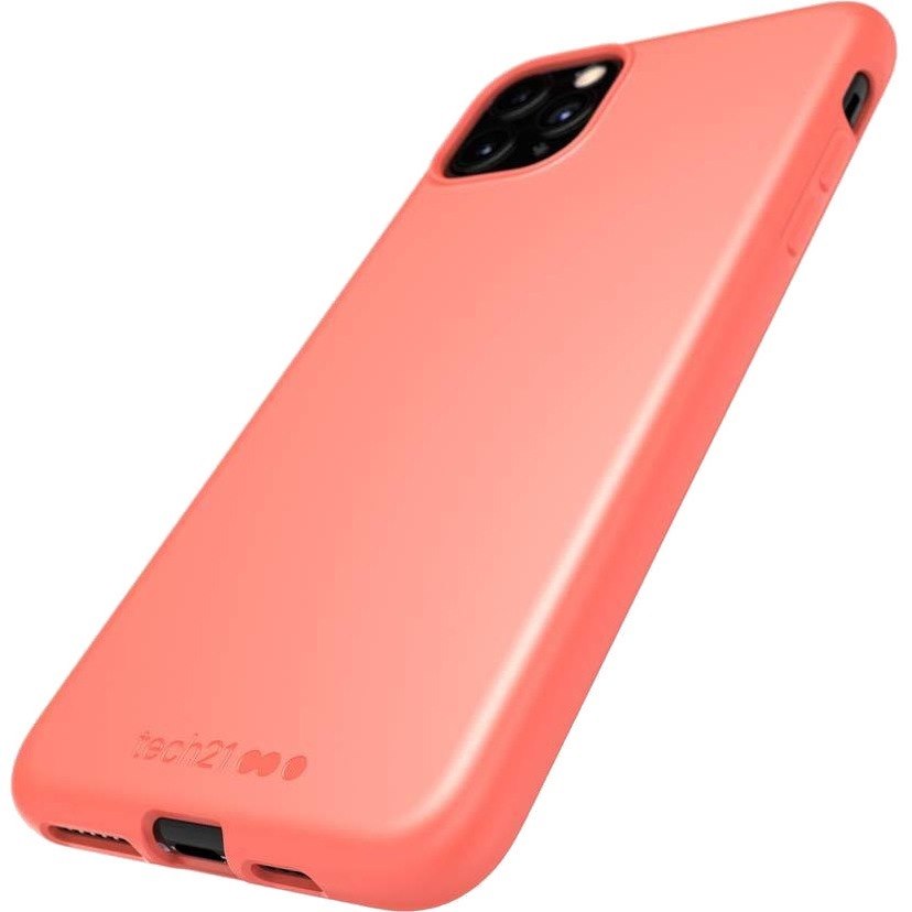 Tech21 Studio Colour Case for Apple iPhone 11 Pro Max Smartphone - Coral My World - 1