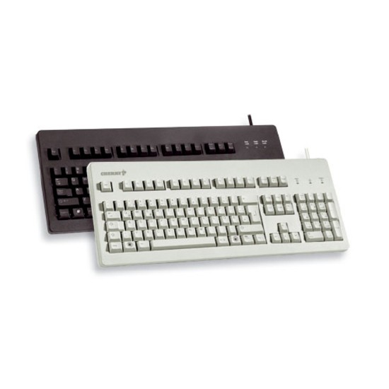 Cherry Keyboard G80-3000 Usb PS/2 Light Grey Spanish Layout