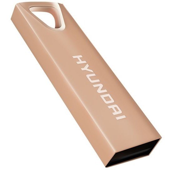 Hyundai Bravo Deluxe 16GB High Speed Fast USB 2.0 Flash Memory Drive Thumb Drive Metal, Rose Gold