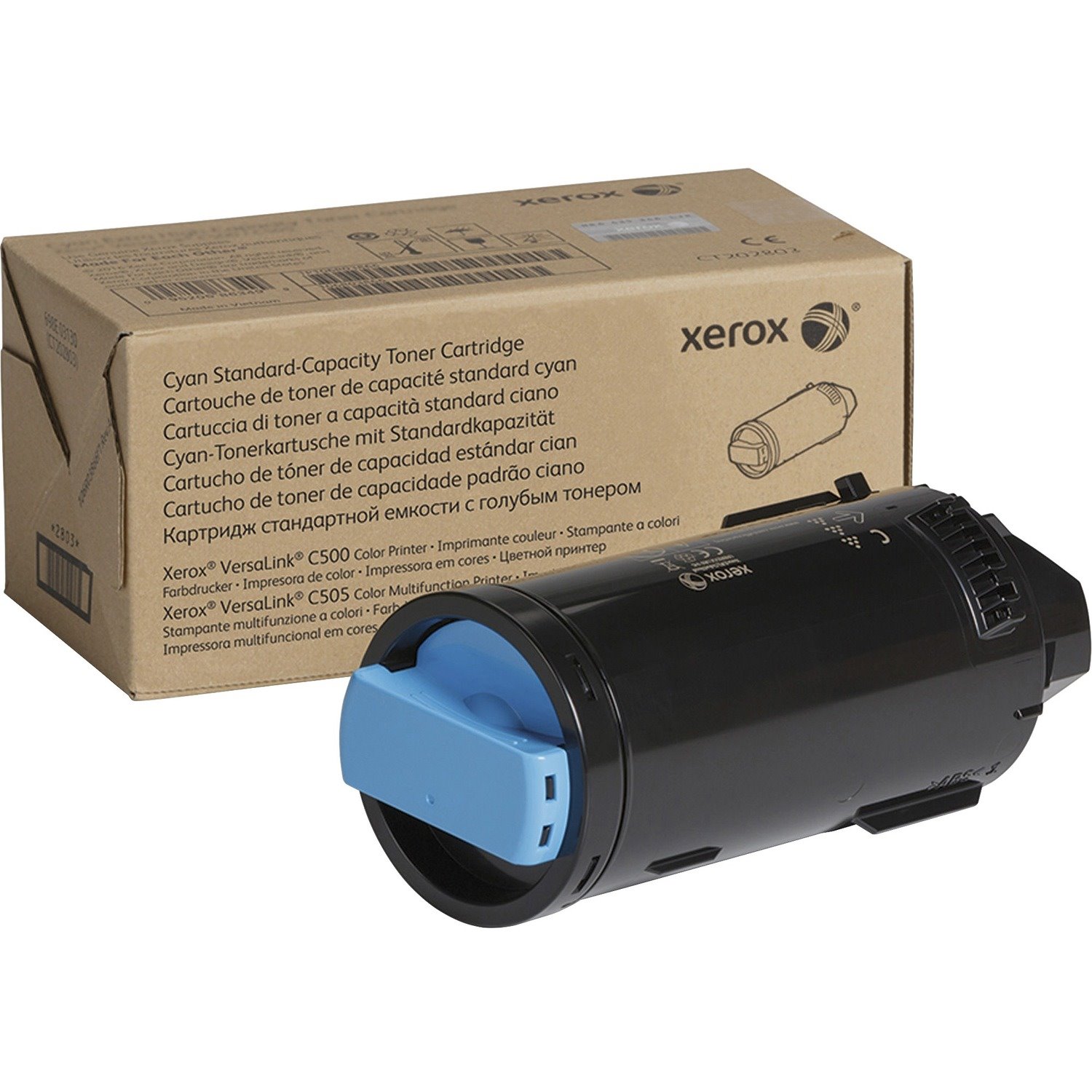 Xerox Original Standard Yield Laser Toner Cartridge - Cyan - 1 Each