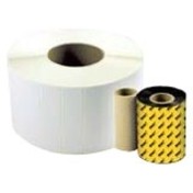 Wasp 4.0" x 2.0" TT labels, 4 rolls, 1250 per roll, 5" OD