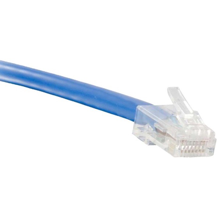 ENET Cat6 Blue 1 Foot Non-Booted (No Boot) (UTP) High-Quality Network Patch Cable RJ45 to RJ45 - 1Ft