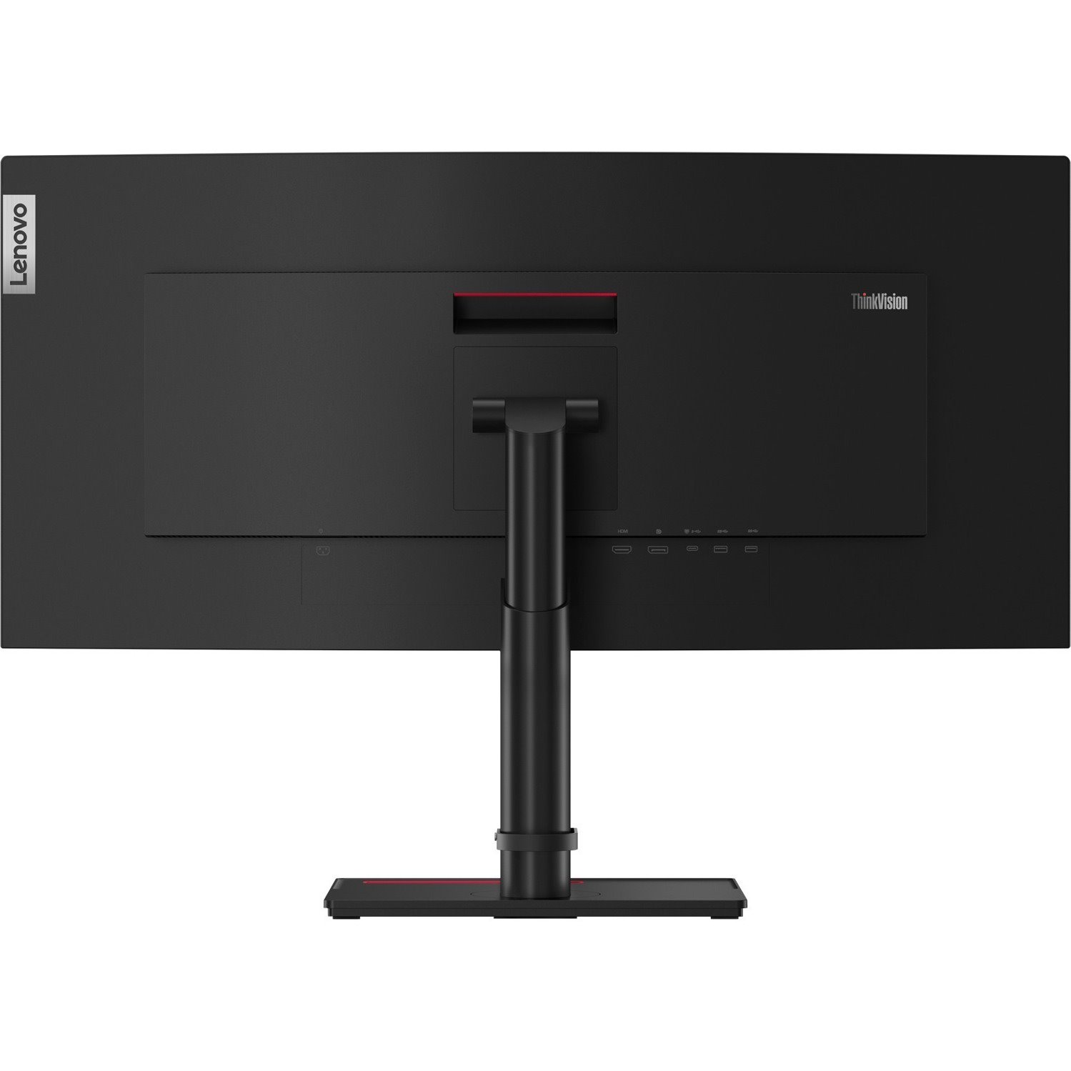 Lenovo ThinkVision T34w-20 34" Class WQHD Curved Screen LCD Monitor - 21:9 - Raven Black