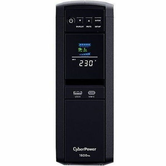 CyberPower PFC Sinewave CP1600EPFCLCD-UK Line-interactive UPS - 1.60 kVA/1 kW