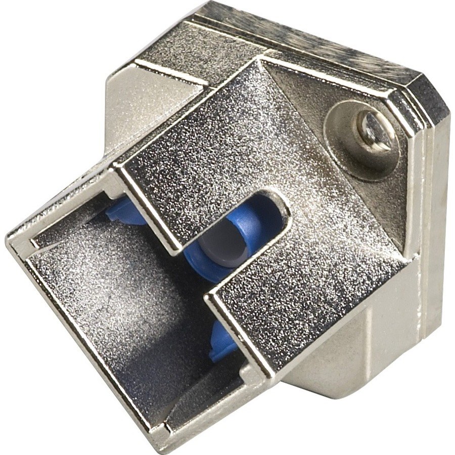 Black Box Fiber Optic Adapter - Singlemode, Simplex, Ceramic Sleeve, Square, SC-FC