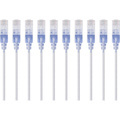 Monoprice 10-Pack, SlimRun Cat6A Ethernet Network Patch Cable, 7ft White