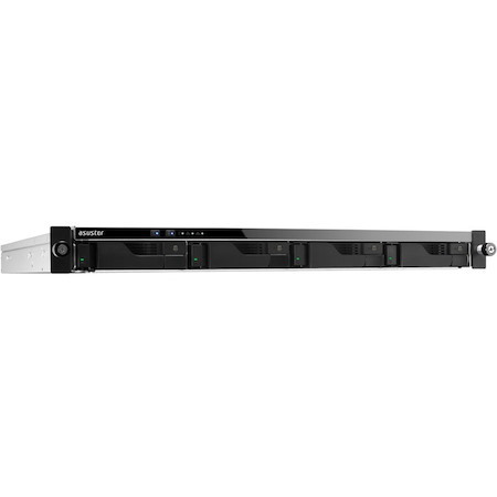 ASUSTOR Lockerstor 4RS AS6504RS 4 x Total Bays SAN/NAS Storage System - 8 GB Flash Memory Capacity - Intel Atom C3538 Quad-core (4 Core) 2.10 GHz - 8 GB RAM - DDR4 SDRAM - 1U Rack-mountable