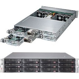 Supermicro SuperServer 6028TP-HC1R Server Barebone System - 2U Rack-mountable - Socket LGA 2011-v3 - 2 x Processor Support