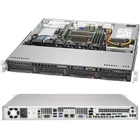 Supermicro SuperServer 5019S-M Server Barebone System - 1U Rack-mountable - Socket H4 LGA-1151 - 1 x Processor Support