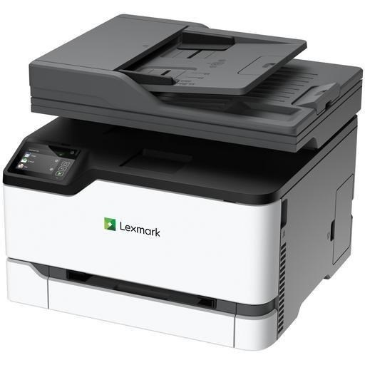 Lexmark GO Line MC300 MC3224i Laser Multifunction Printer-Color-Copier/Scanner-24 ppm Mono/24 ppm Color Print-2400x600 dpi Print-Automatic Duplex Print-30000 Pages-251 sheets Input-Color Flatbed Scanner-600 dpi Optical Scan-Wireless LAN-Apple AirPrin