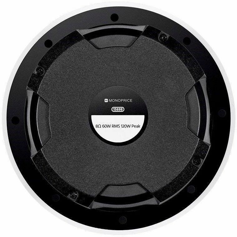 Monoprice Black Back Ceiling Speakers 6.5-Inch Fib