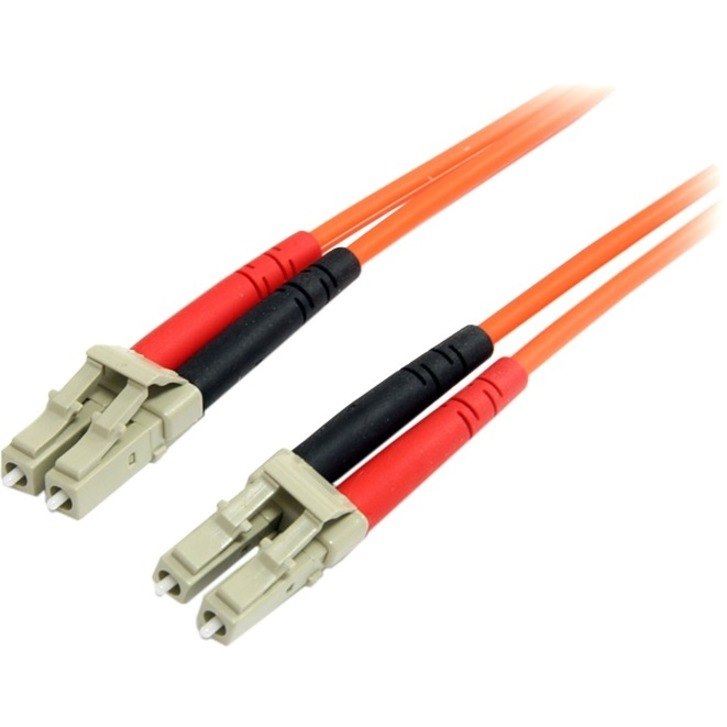 StarTech.com 1m Fiber Optic Cable - Multimode Duplex 62.5/125 LSZH Fiber Jumper Cord - LC/LC