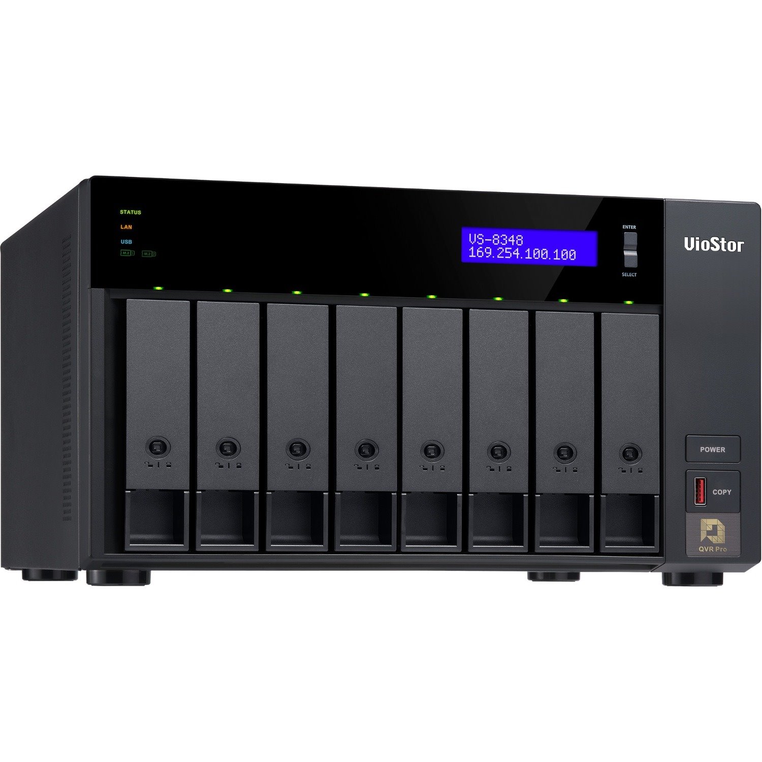 QNAP Ultra-high Performance 8-bay NVR Server for High-end SMBs