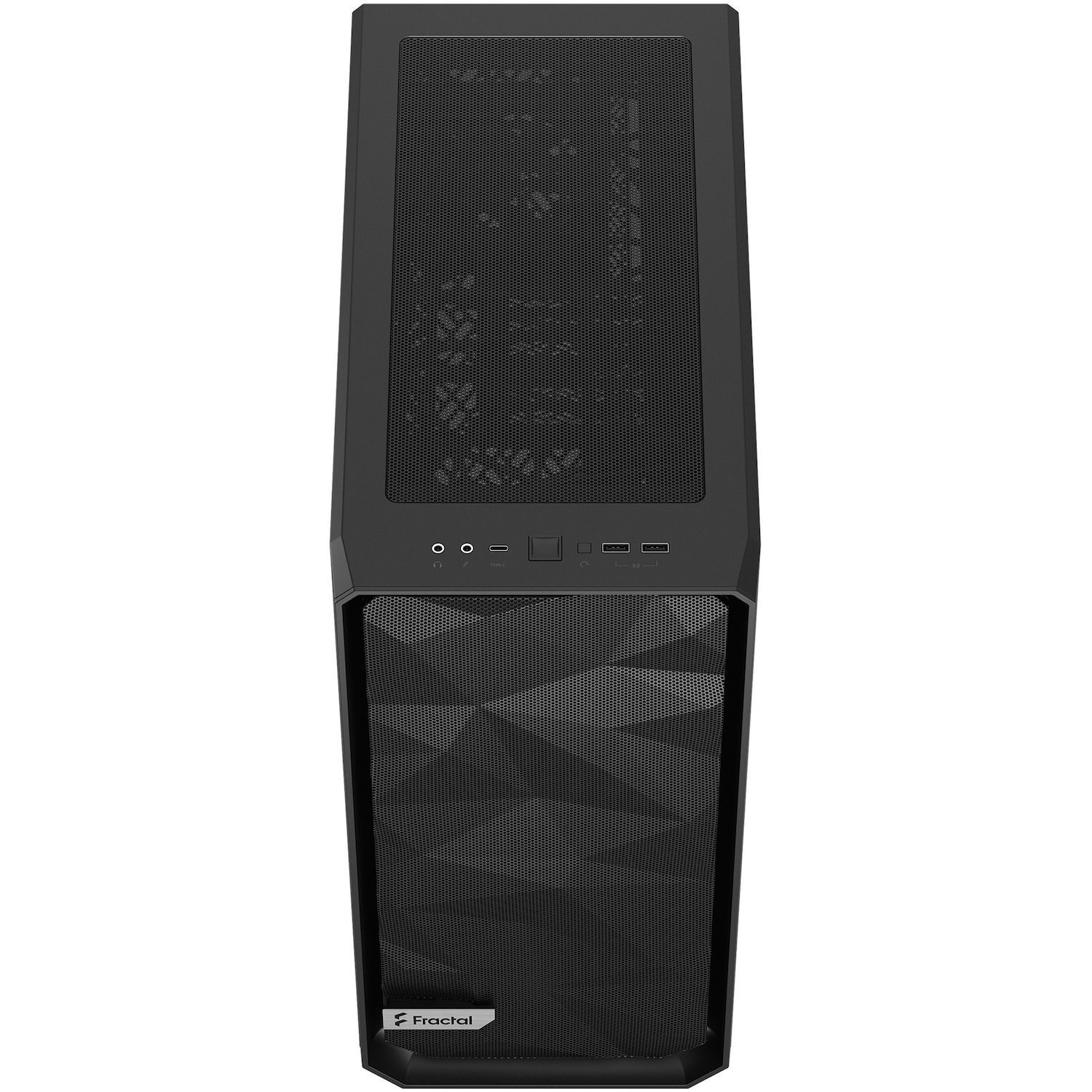 Fractal Design Meshify 2 Compact Computer Case - ATX Motherboard Supported - Mid-tower - Tempered Glass, Steel, Mesh - Black