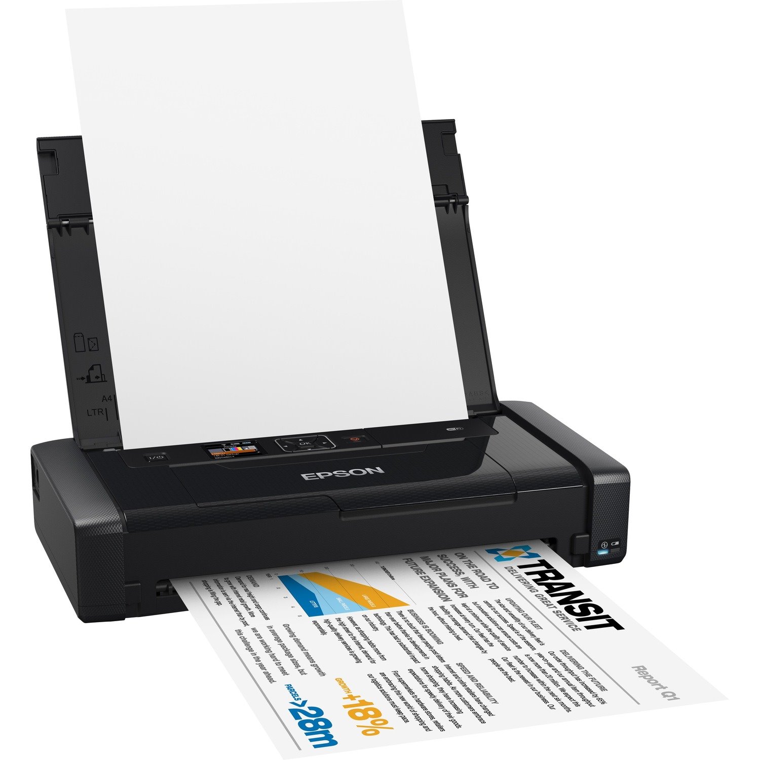 Epson WorkForce WF-100 Portable Inkjet Printer - Colour