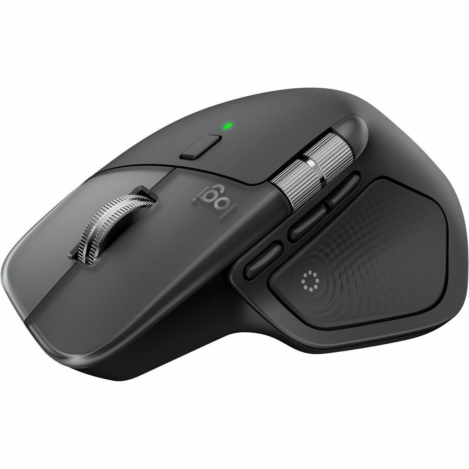 Logitech MX Master 4 for Mac Maus - Bluetooth - USB-Typ C, USB Typ-A - Darkfield - 8 Taste(n) - Schwarz
