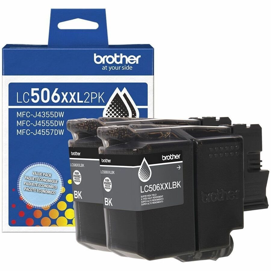 Brother Original Super High (XXL Series) Yield Inkjet Ink Cartridge - Black - 2 Pack