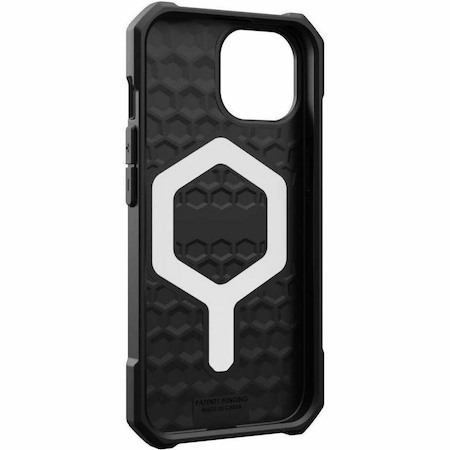 Urban Armor Gear Essential Armor Case for Apple iPhone 15 Smartphone - Lattice Pattern - Black