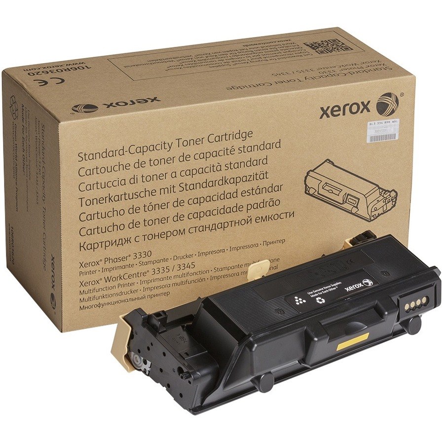 Xerox Original Standard Yield Laser Toner Cartridge - Black - 1 Each