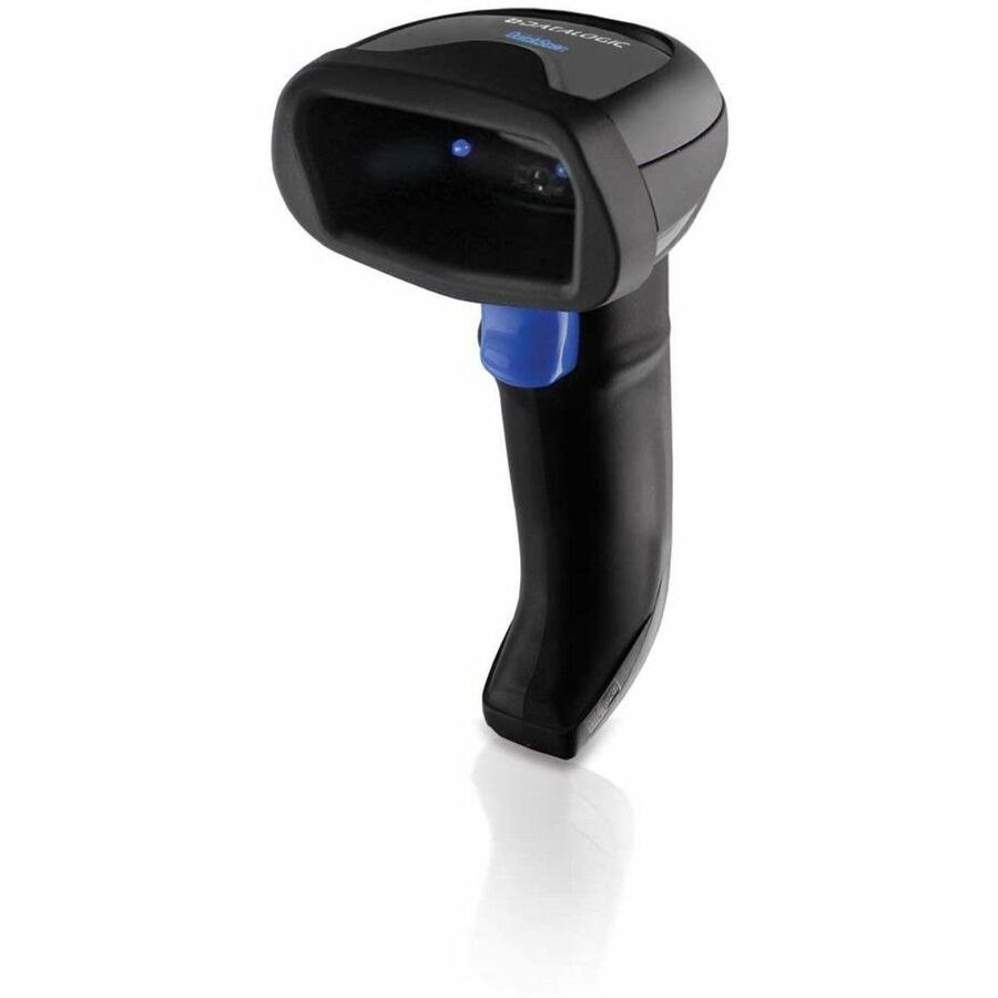 Datalogic QuickScan QM2500 Retail, Commercial Service, Hospitality, Transportation, Government, Laboratory Handheld Barcode Scanner Kit - Wireless Connectivity - Black - USB Cable Included