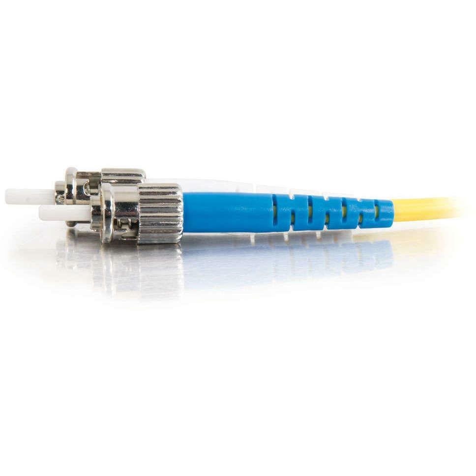C2G-5m ST-ST 9/125 OS1 Duplex Singlemode PVC Fiber Optic Cable - Yellow