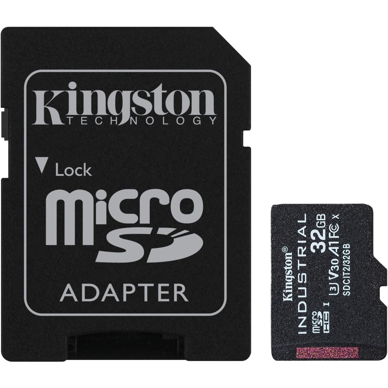 Kingston Industrial SDCIT2 32 GB Class 10/UHS-I (U3) V30 microSDHC