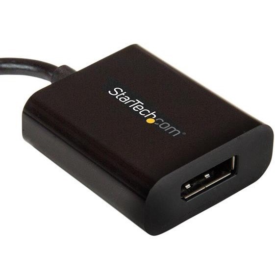 StarTech.com USB C to DisplayPort Adapter 4K 60Hz - USB Type-C to DP 1.4 Monitor Video Converter (DP Alt Mode) - Thunderbolt 3 Compatible