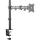 Newstar Full Motion Desk Mount (clamp & grommet) for 10-30" Monitor Screen, Height Adjustable - Black