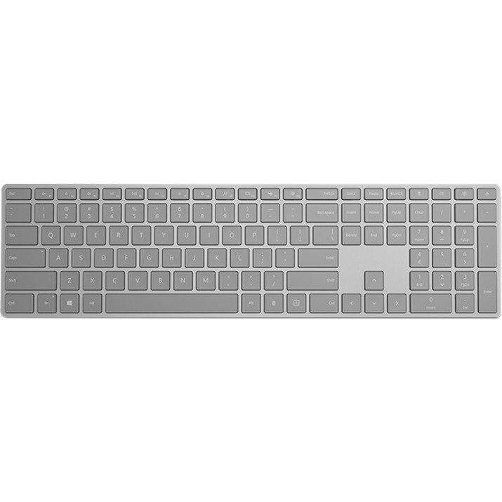 Microsoft Keyboard - Wired/Wireless Connectivity - USB 2.0 Interface - Grey