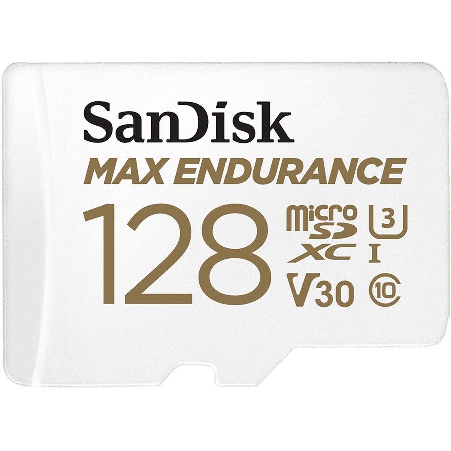 SanDisk MAX ENDURANCE 128 GB Class 10/UHS-I (U3) microSDHC - 1 Pack