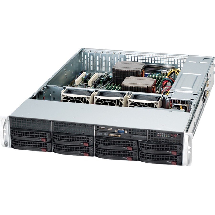 Supermicro SuperChassis SC825TQ-R720LPB Rackmount Enclosure