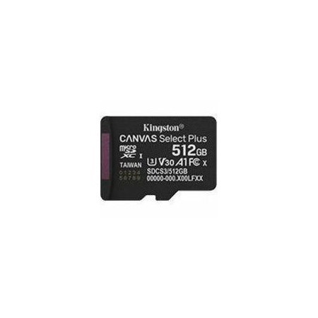 Kingston Canvas Select Plus 512 GB Class 10/UHS-I (U3) V10 microSDXC - 1