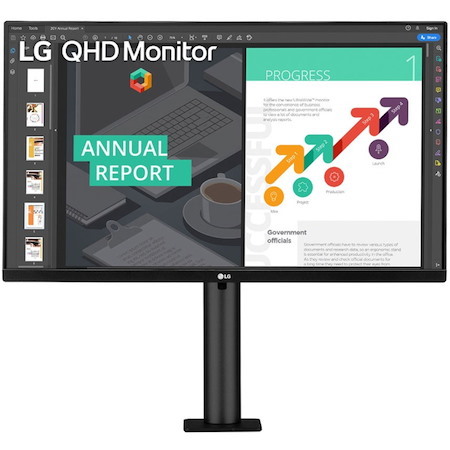 LG 27BN88Q-B 27" Class LCD Monitor - 16:9 - Textured Black