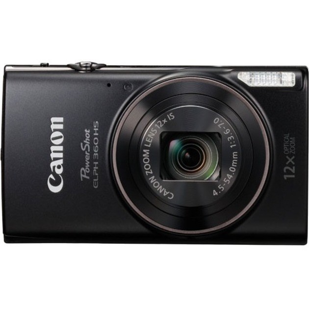 Canon PowerShot 360 HS 20.2 Megapixel Compact Camera - Black