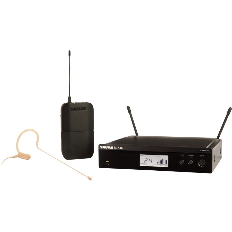 Shure BLX14R/MX53 Wireless Rack-mount Presenter System with MX153 Earset Microphone