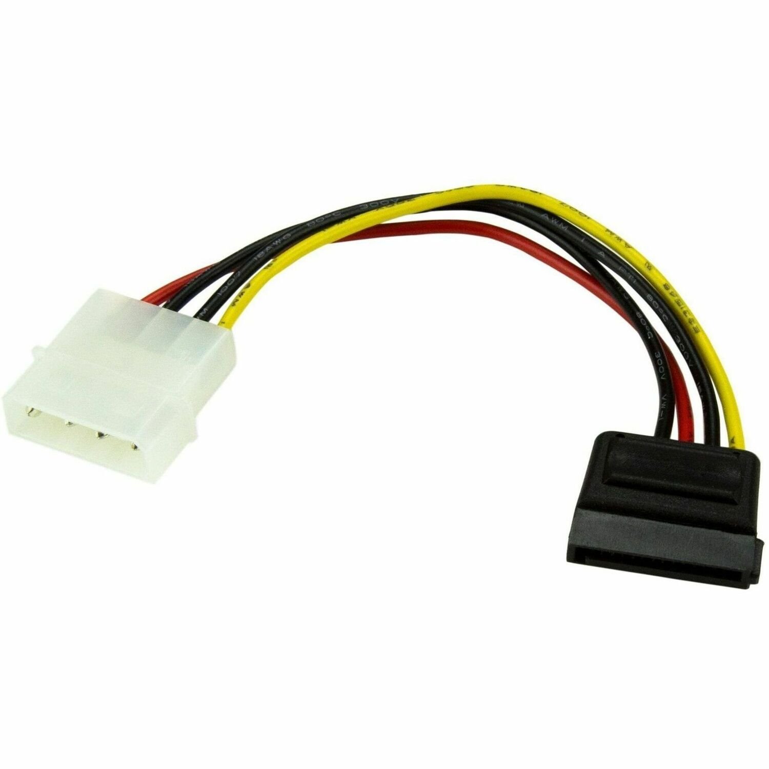 StarTech.com 15cm 4 Pin Molex auf SATA Kabel - LP4 / Serial-ATA Stromadapter