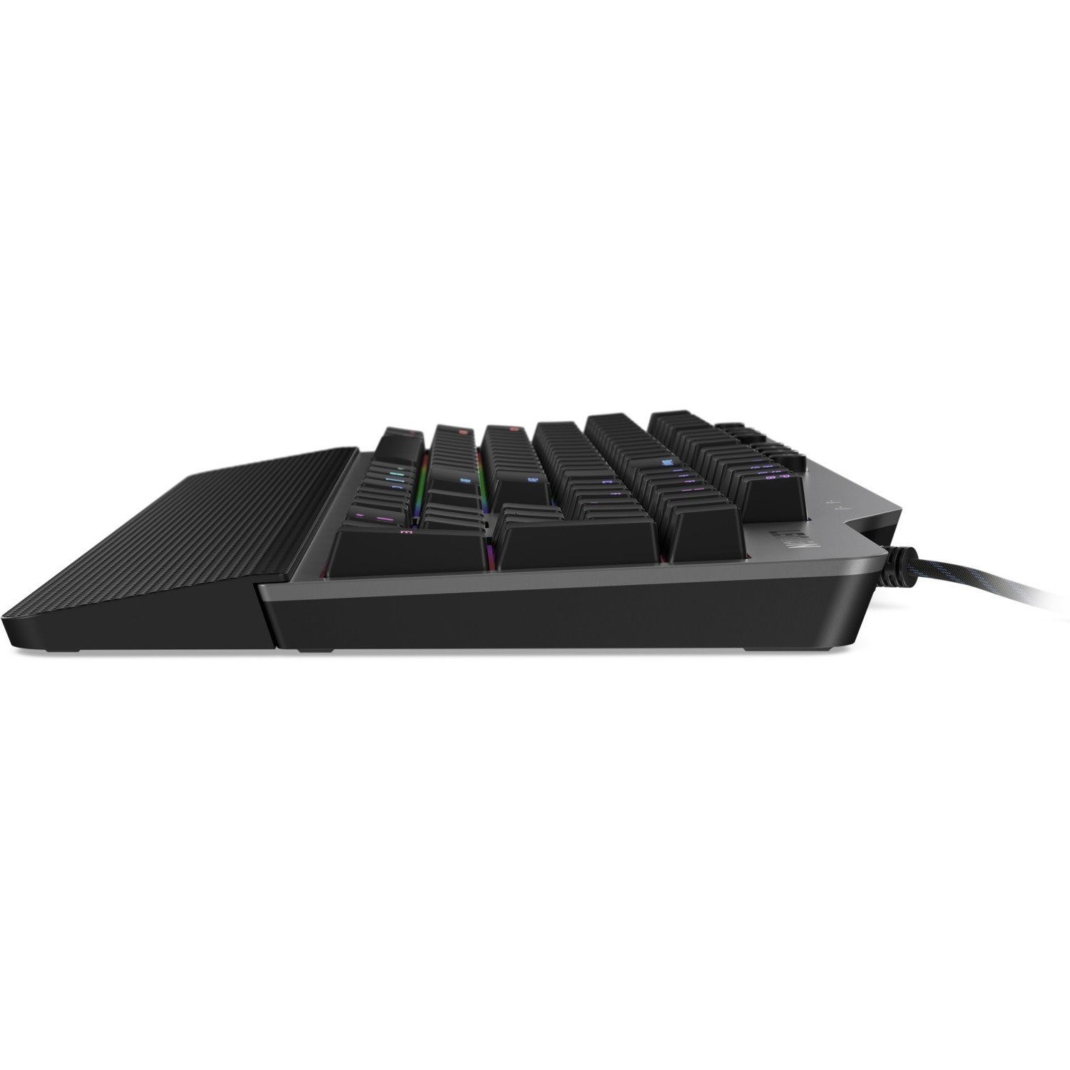 Lenovo Legion K500 Gaming Keyboard - Cable Connectivity - USB 2.0 Interface - English (UK) - QWERTY Layout - Black, Grey