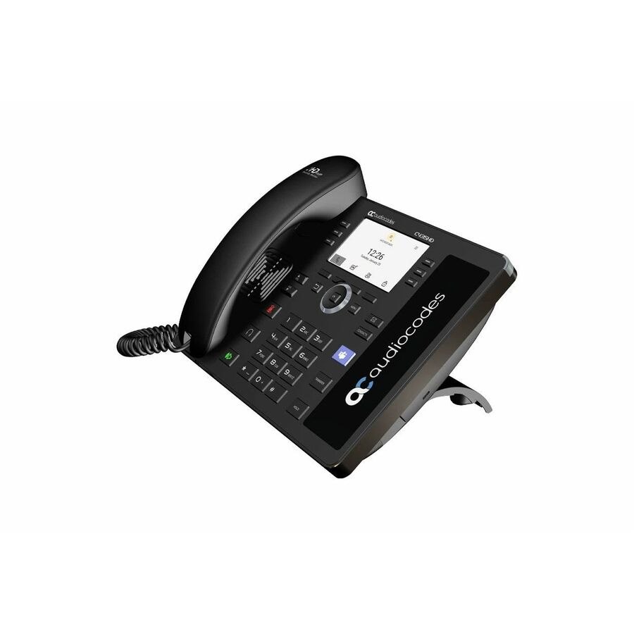 AudioCodes C435HD IP Phone - Corded - Corded - Wall Mountable, Desktop - Black