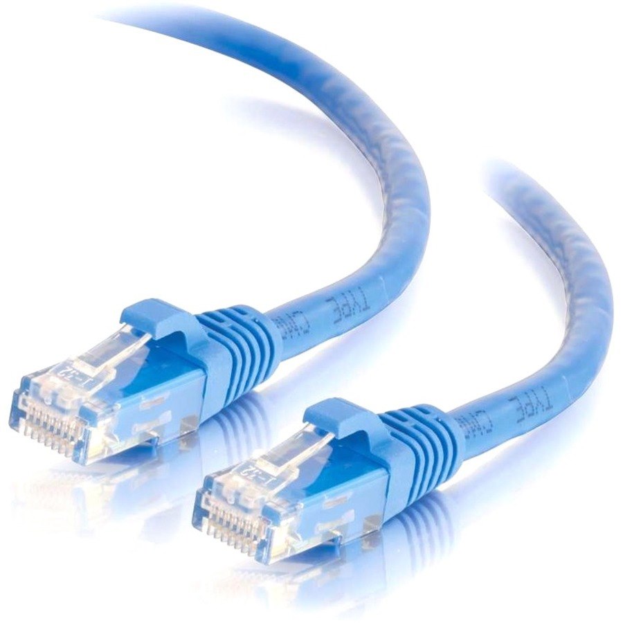 C2G 5ft Cat6 Snagless Unshielded UTP Ethernet Network Patch Cable (RJ45 M/M), Blue, Standard RJ45 Connectors, 5600pf/100m
