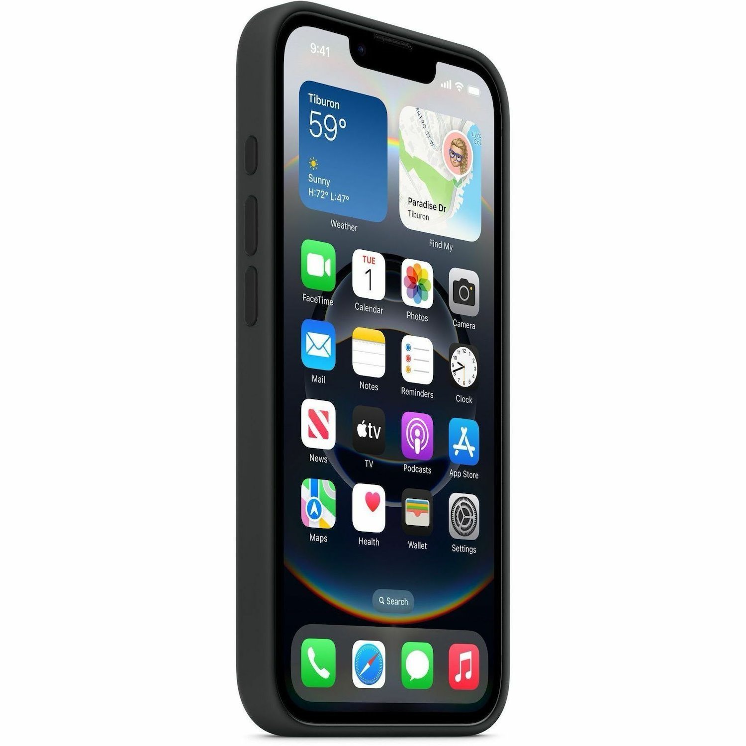 Apple Case for Apple iPhone 16e Smartphone - Black