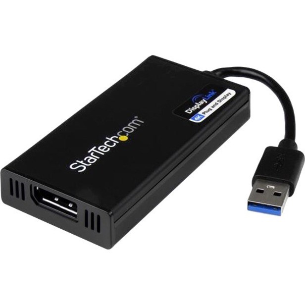 StarTech.com USB 3.0 to DisplayPort Adapter, 4K 30Hz UHD, USB to DP Display Adapter, External Video/Graphics Card for Mac & Windows