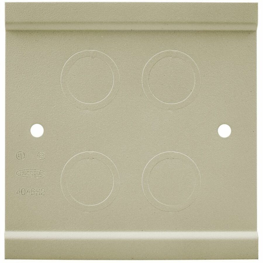 Hubbell Premise Wiring Metal Raceway, Tap Off Fitting, HBL4750 Series, Ivory