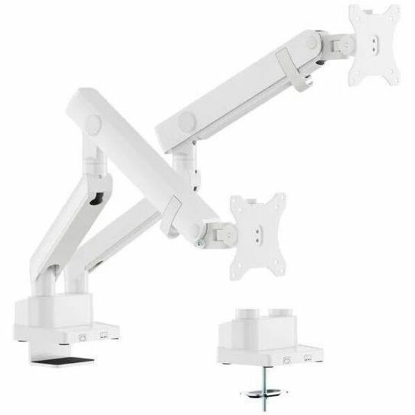 Amer Dual Monitor Mount Arms White